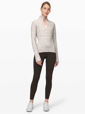 Lululemon Outrun the Elements 1/2 Zip 🤎🩶🤍